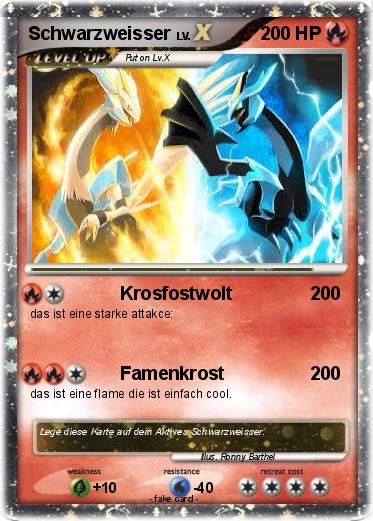 Pokemon Schwarzweisser
