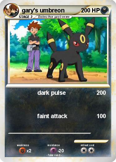 Pokemon gary's umbreon
