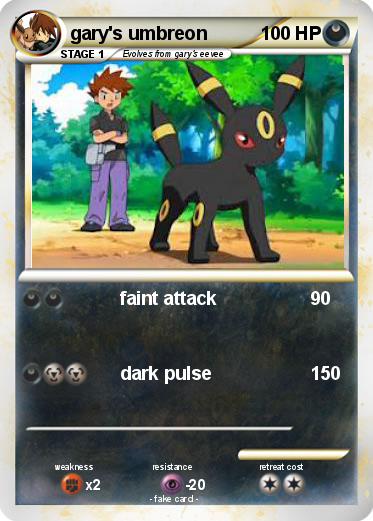 Pokemon gary's umbreon
