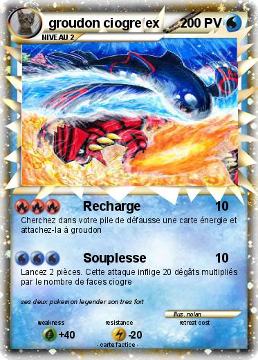 Pokemon groudon ciogre ex
