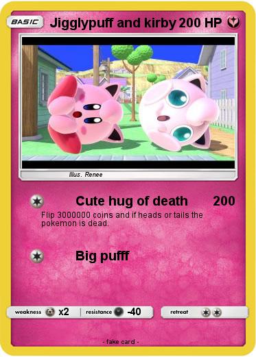 Pokemon Jigglypuff and kirby