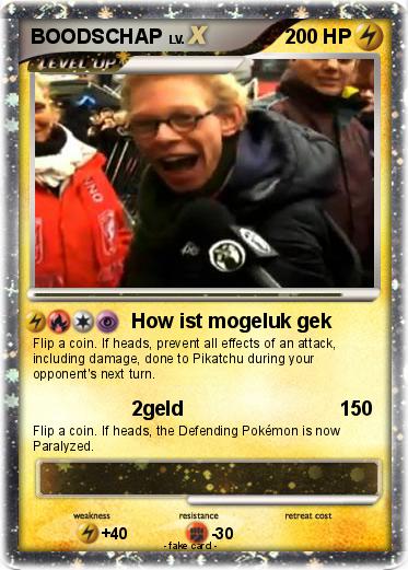 Pokemon BOODSCHAP