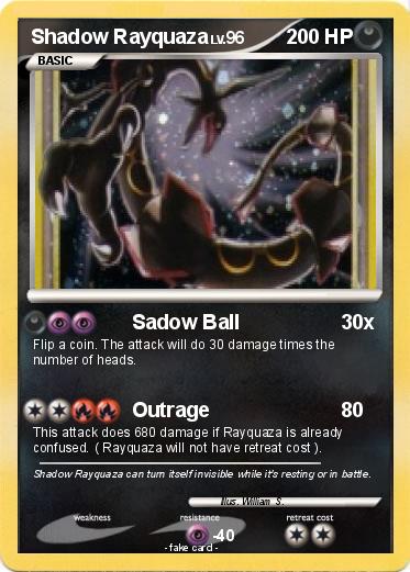 Pokemon Shadow Rayquaza