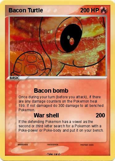 Pokemon Bacon Turtle