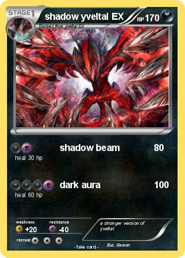 Pokemon shadow yveltal EX