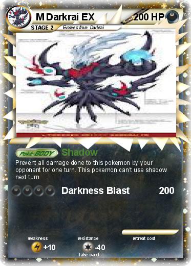 Pokemon M Darkrai EX
