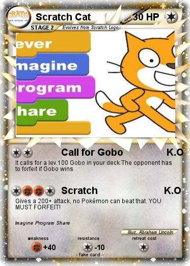 Pokemon Scratch Cat