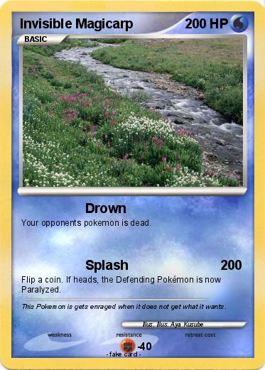 Pokemon Invisible Magicarp