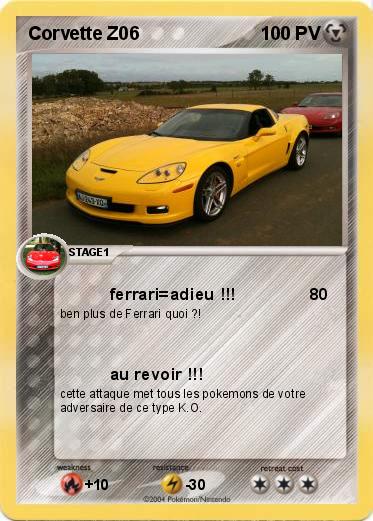 Pokemon Corvette Z06