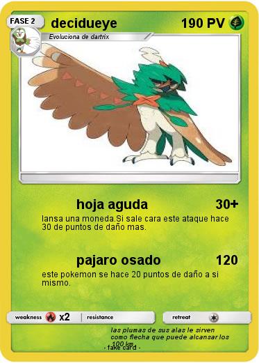 Pokemon decidueye