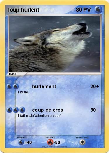 Pokemon loup hurlent