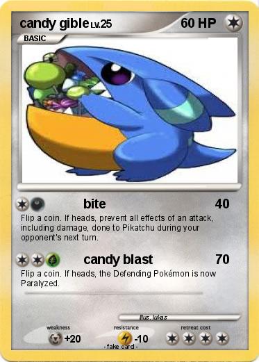 Pokemon candy gible