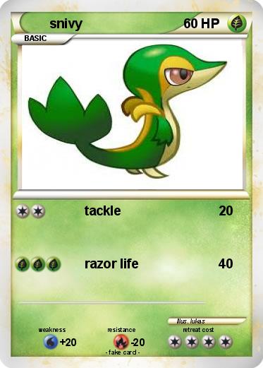 Pokemon snivy