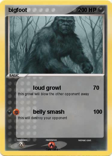 Pokemon bigfoot