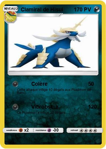 Pokemon Clamiral de Hisui