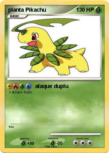 Pokemon planta Pikachu