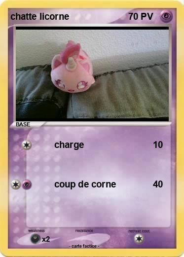 Pokemon chatte licorne