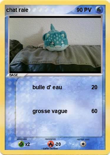 Pokemon chat raie