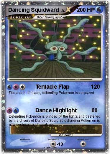 Pokemon Dancing Squidward