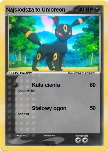 Pokemon Najsłodsza to Umbreon