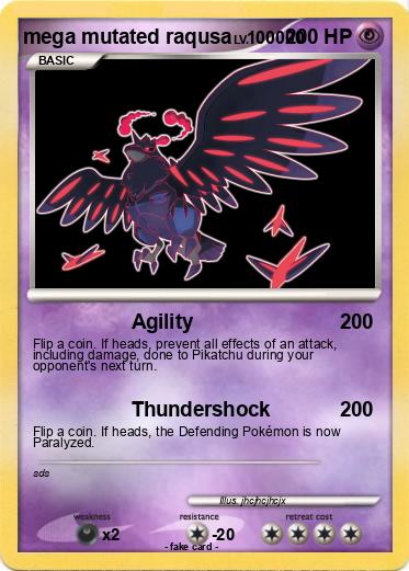 Pokemon mega mutated raqusa