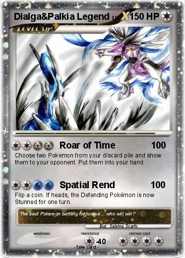 Pokemon Dialga&Palkia Legend