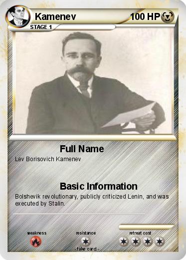 Pokemon Kamenev