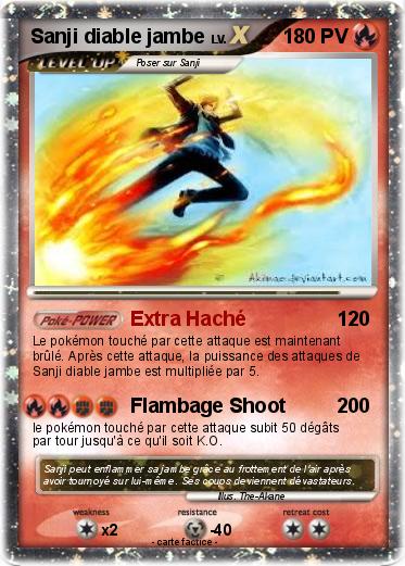 Pokemon Sanji diable jambe