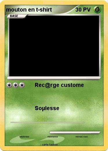Pokemon mouton en t-shirt