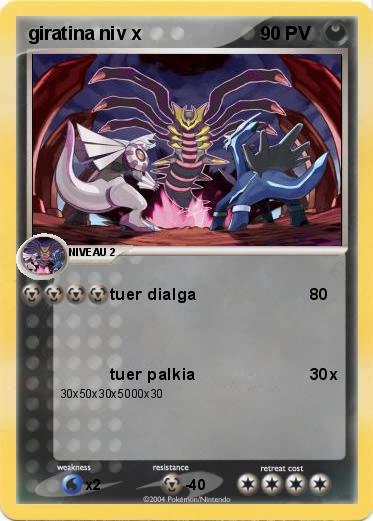Pokemon giratina niv x