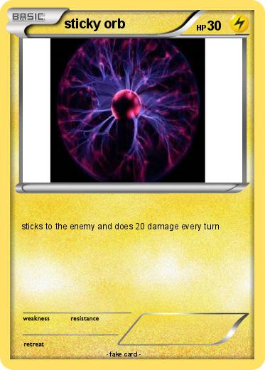 Pokemon sticky orb