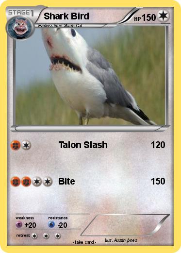 Pokemon Shark Bird