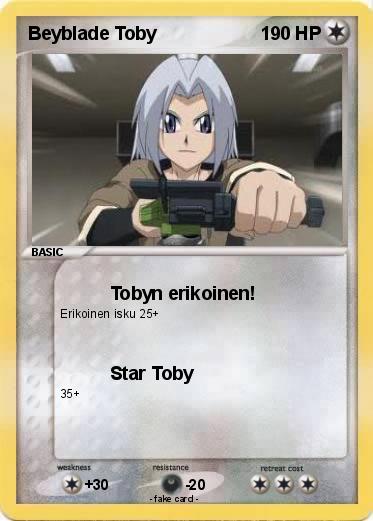 Pokemon Beyblade Toby