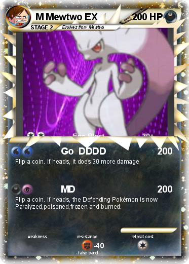 Pokemon M Mewtwo EX