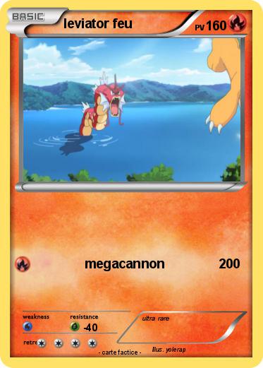 Pokemon leviator feu
