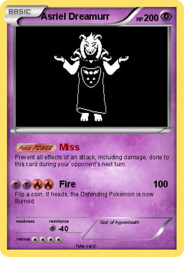 Pokemon Asriel Dreamurr