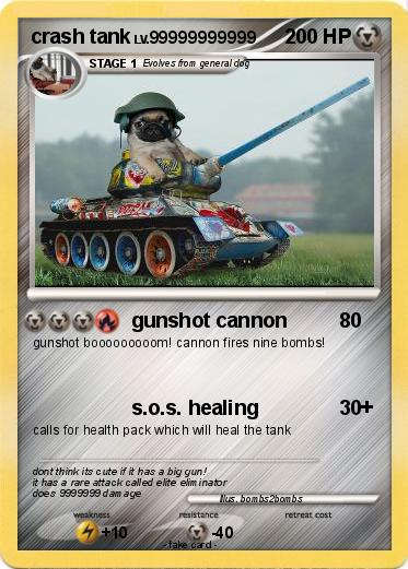 Pokemon crash tank