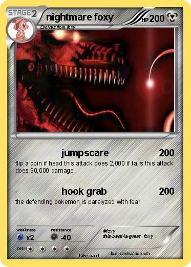 Pokemon nightmare foxy