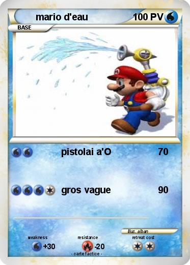 Pokemon mario d'eau