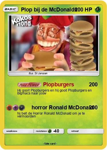 Pokemon Plop bij de McDonalds