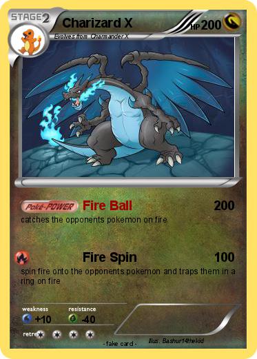 Pokemon Charizard X
