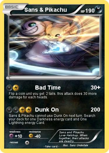 Pokemon Sans & Pikachu
