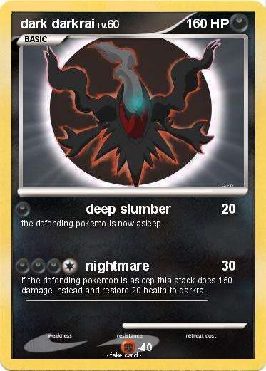 Pokemon dark darkrai