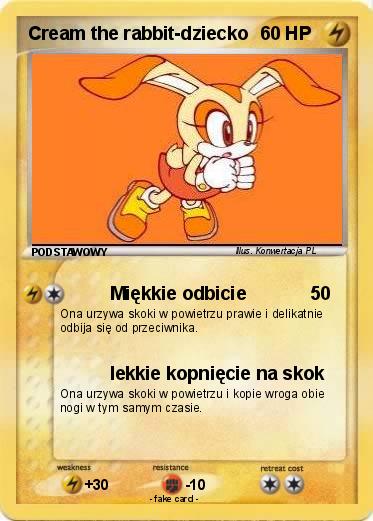 Pokemon Cream the rabbit-dziecko