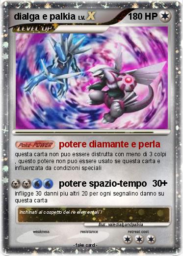 Pokemon dialga e palkia