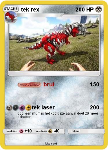 Pokemon tek rex