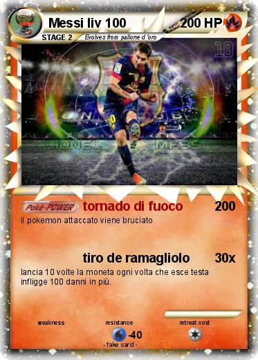 Pokemon Messi liv 100