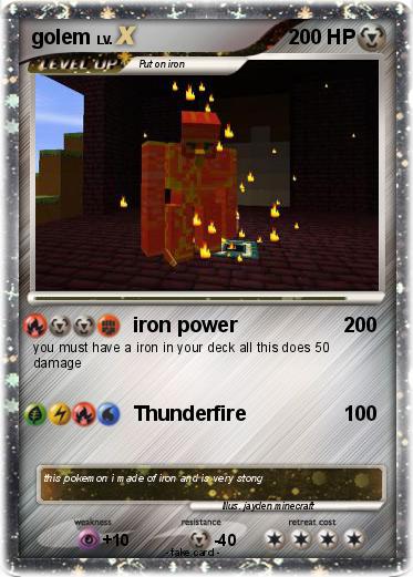 Pokemon golem