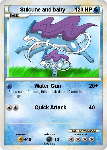 Pokemon Suicune and baby