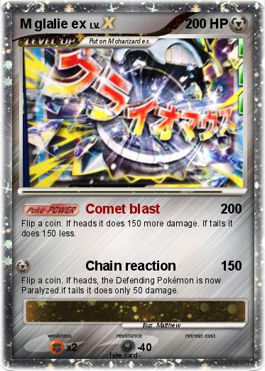 Pokemon M glalie ex